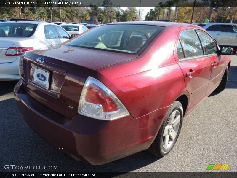 Merlot Metallic / Camel 2006 Ford Fusion SE