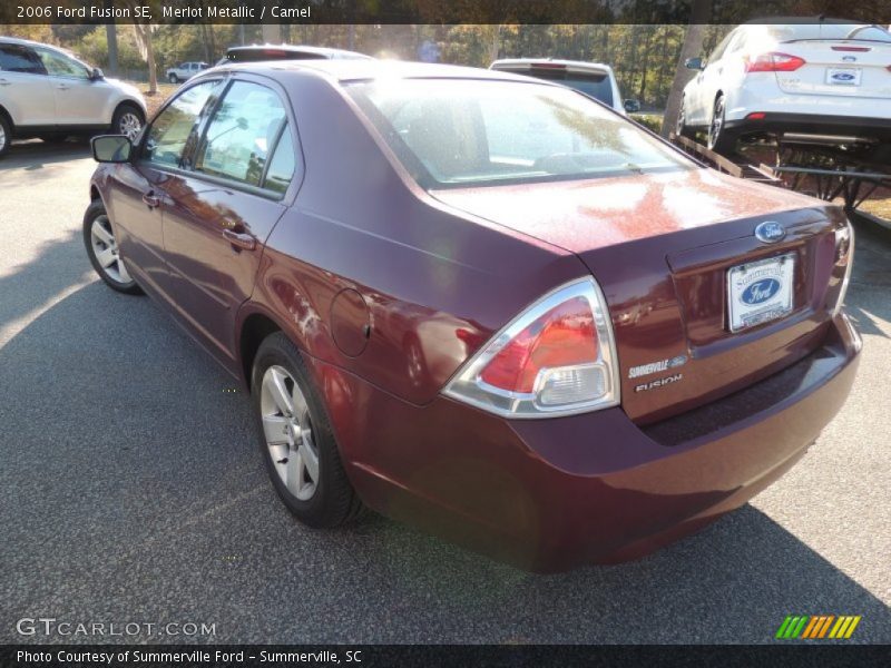Merlot Metallic / Camel 2006 Ford Fusion SE