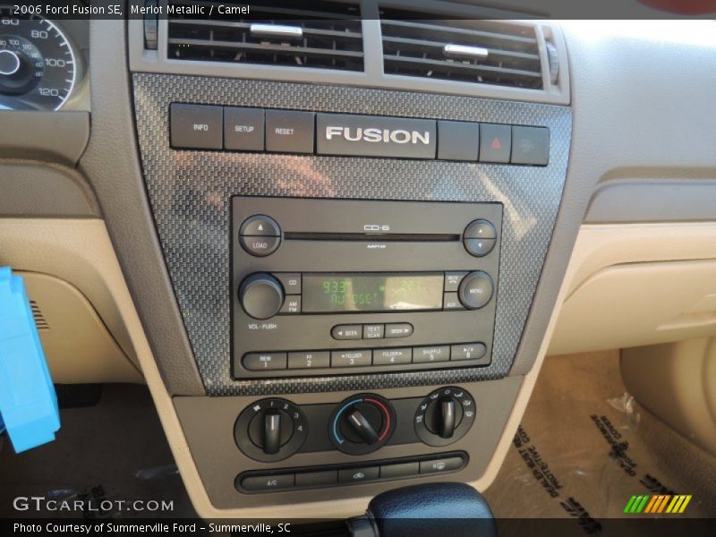 Merlot Metallic / Camel 2006 Ford Fusion SE