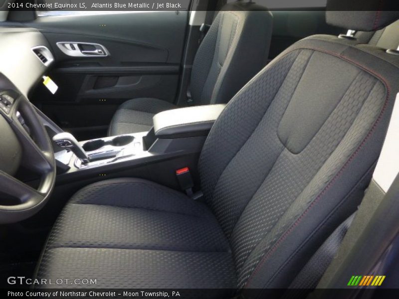 Atlantis Blue Metallic / Jet Black 2014 Chevrolet Equinox LS