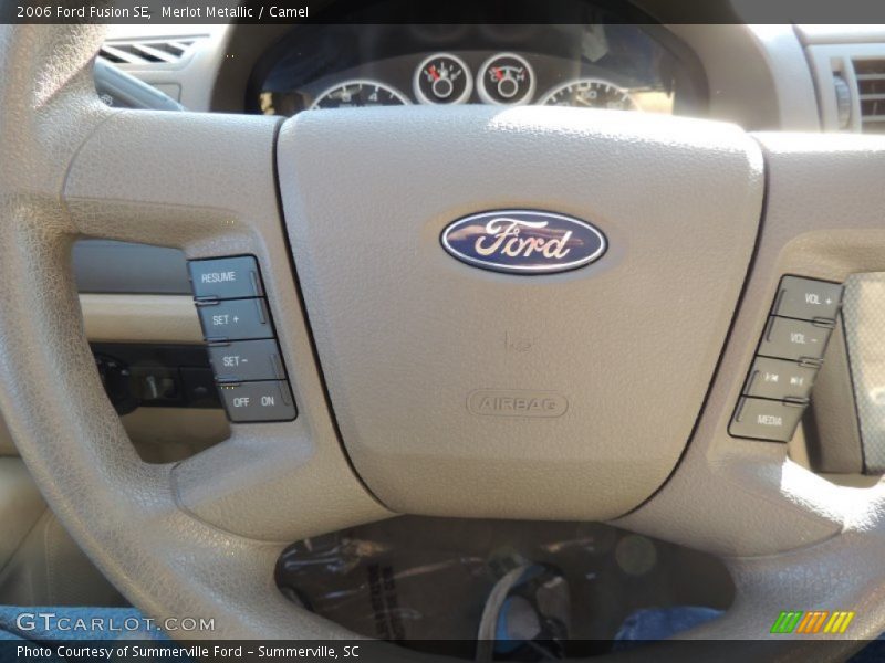 Merlot Metallic / Camel 2006 Ford Fusion SE