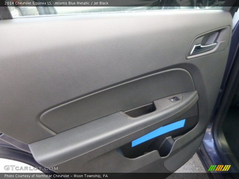 Atlantis Blue Metallic / Jet Black 2014 Chevrolet Equinox LS