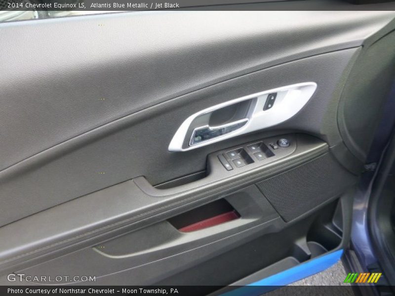 Atlantis Blue Metallic / Jet Black 2014 Chevrolet Equinox LS