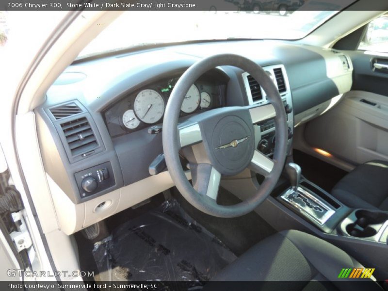 Stone White / Dark Slate Gray/Light Graystone 2006 Chrysler 300