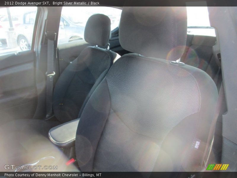 Bright Silver Metallic / Black 2012 Dodge Avenger SXT