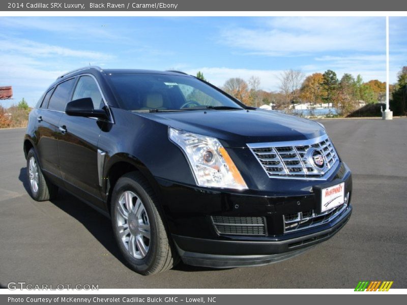 Black Raven / Caramel/Ebony 2014 Cadillac SRX Luxury