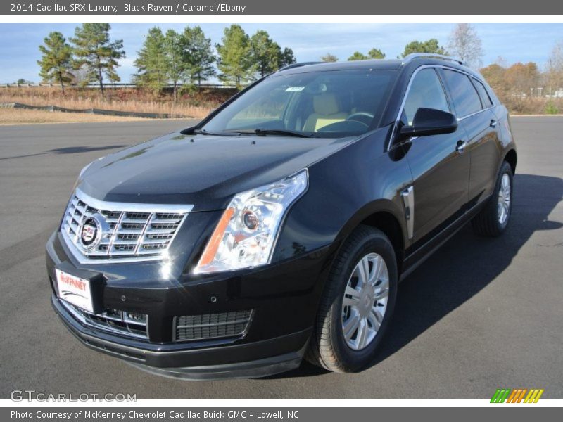 Black Raven / Caramel/Ebony 2014 Cadillac SRX Luxury