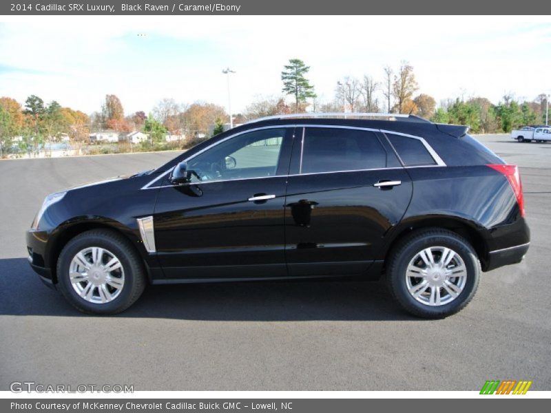 Black Raven / Caramel/Ebony 2014 Cadillac SRX Luxury