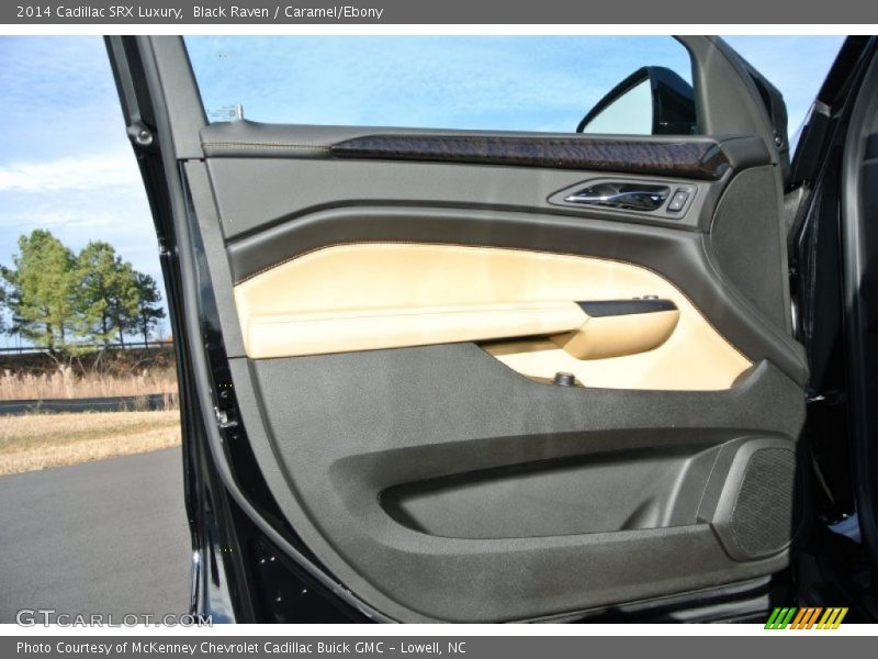 Black Raven / Caramel/Ebony 2014 Cadillac SRX Luxury