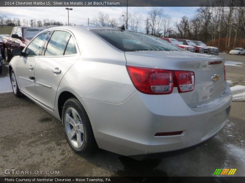 Silver Ice Metallic / Jet Black/Titanium 2014 Chevrolet Malibu LS