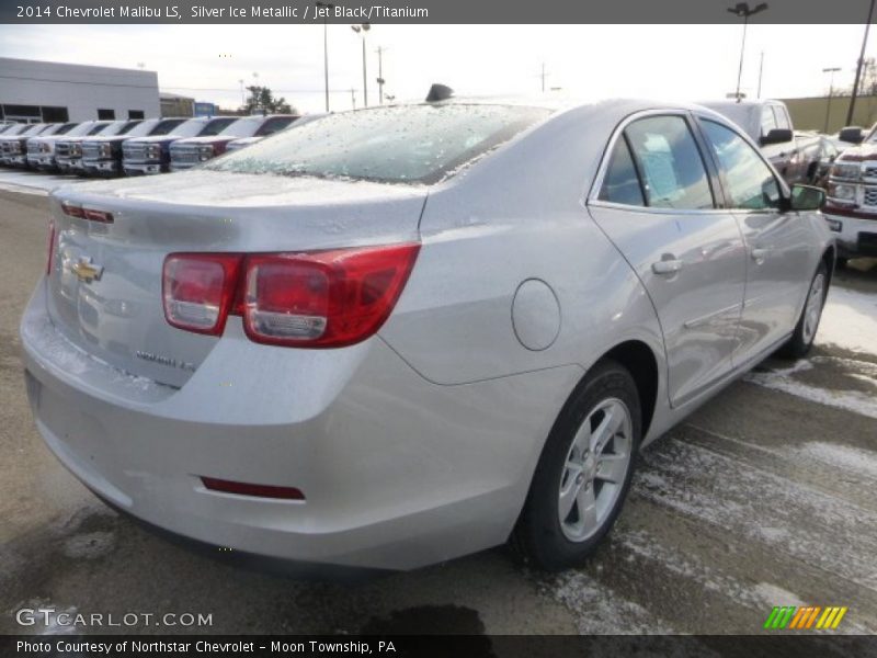Silver Ice Metallic / Jet Black/Titanium 2014 Chevrolet Malibu LS