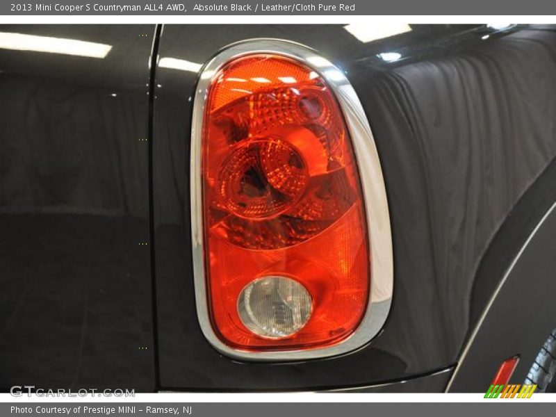 Absolute Black / Leather/Cloth Pure Red 2013 Mini Cooper S Countryman ALL4 AWD