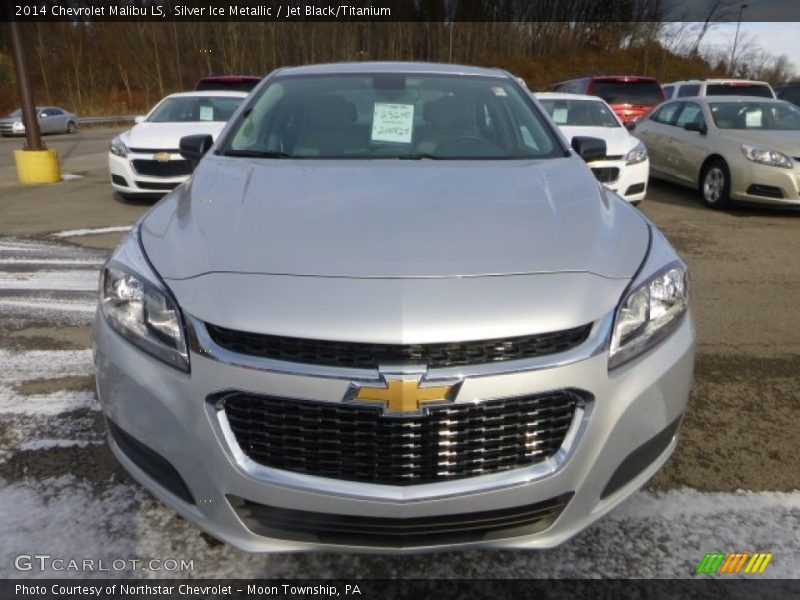 Silver Ice Metallic / Jet Black/Titanium 2014 Chevrolet Malibu LS