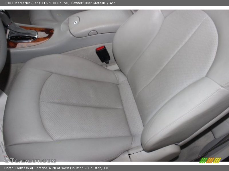 Pewter Silver Metallic / Ash 2003 Mercedes-Benz CLK 500 Coupe