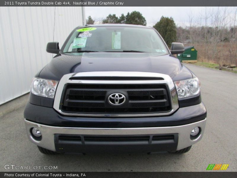 Nautical Blue / Graphite Gray 2011 Toyota Tundra Double Cab 4x4