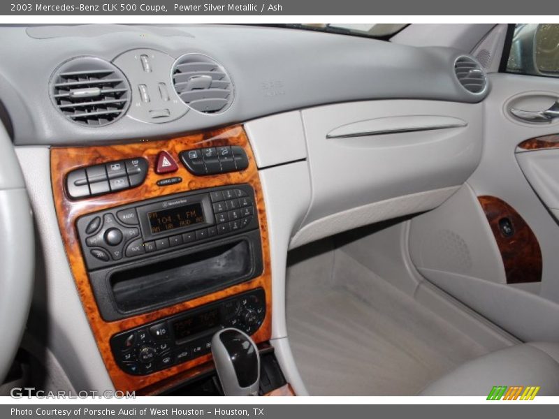 Pewter Silver Metallic / Ash 2003 Mercedes-Benz CLK 500 Coupe