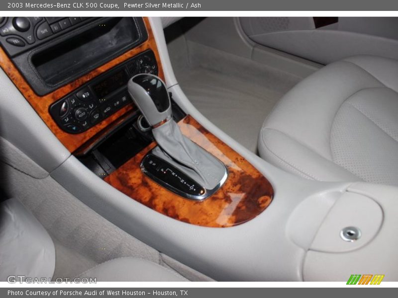 Pewter Silver Metallic / Ash 2003 Mercedes-Benz CLK 500 Coupe