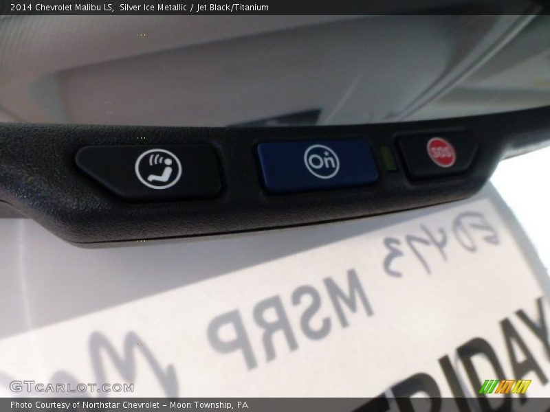 Silver Ice Metallic / Jet Black/Titanium 2014 Chevrolet Malibu LS