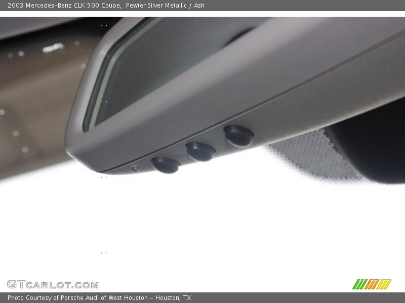 Pewter Silver Metallic / Ash 2003 Mercedes-Benz CLK 500 Coupe