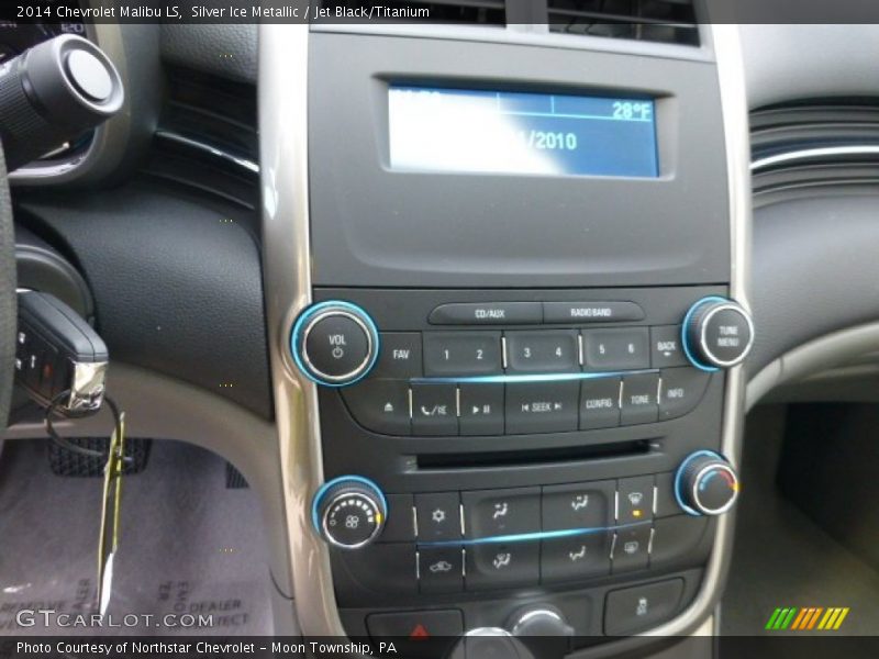 Silver Ice Metallic / Jet Black/Titanium 2014 Chevrolet Malibu LS