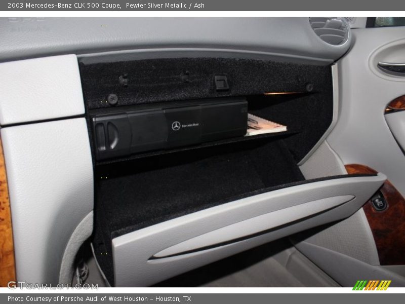 Pewter Silver Metallic / Ash 2003 Mercedes-Benz CLK 500 Coupe