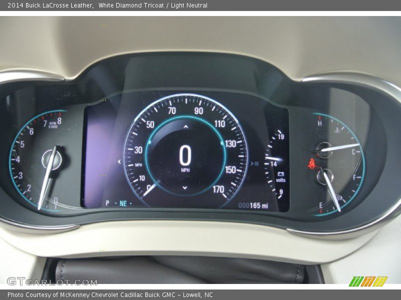 White Diamond Tricoat / Light Neutral 2014 Buick LaCrosse Leather