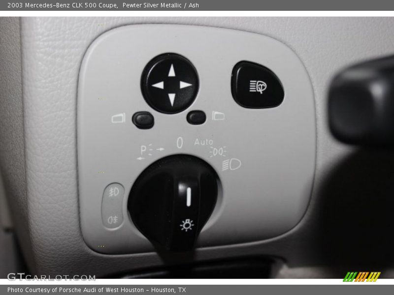 Pewter Silver Metallic / Ash 2003 Mercedes-Benz CLK 500 Coupe