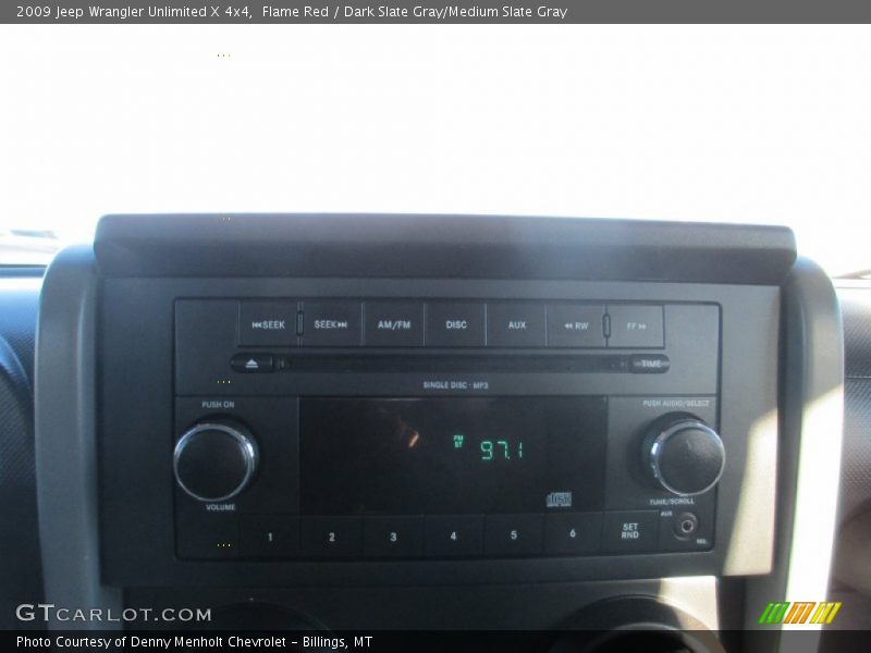 Flame Red / Dark Slate Gray/Medium Slate Gray 2009 Jeep Wrangler Unlimited X 4x4