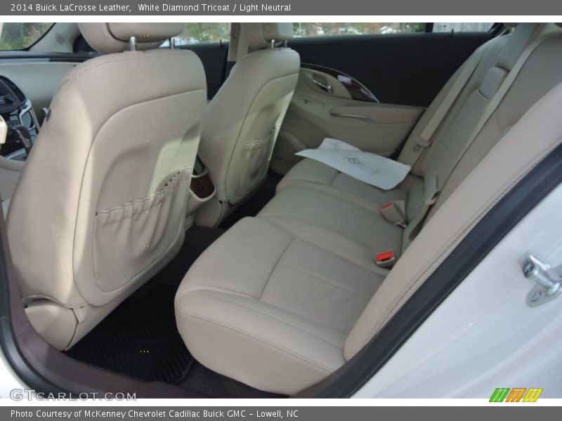 White Diamond Tricoat / Light Neutral 2014 Buick LaCrosse Leather