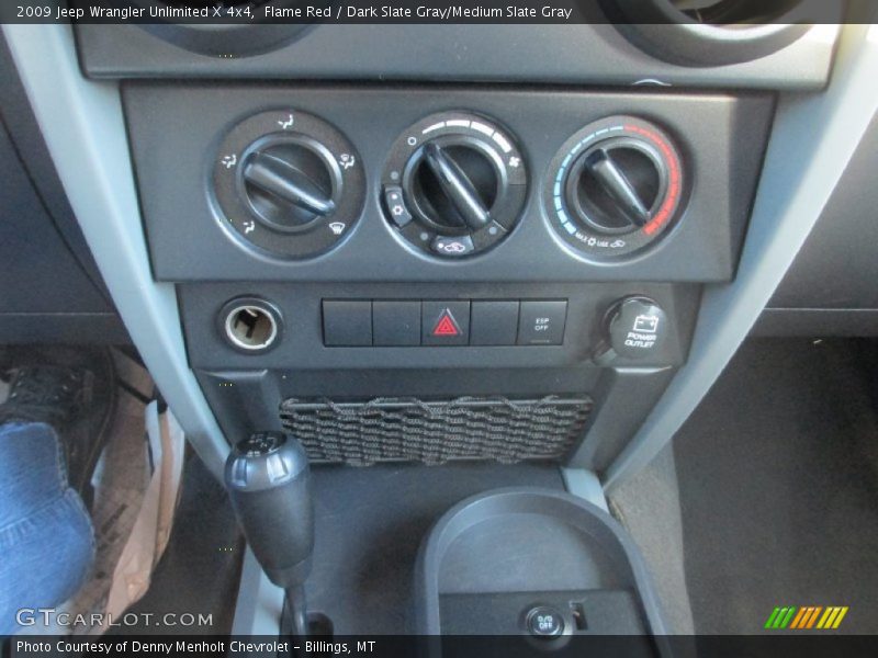 Flame Red / Dark Slate Gray/Medium Slate Gray 2009 Jeep Wrangler Unlimited X 4x4