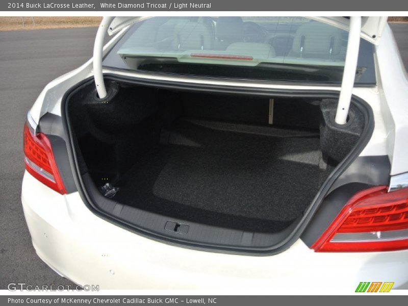 White Diamond Tricoat / Light Neutral 2014 Buick LaCrosse Leather