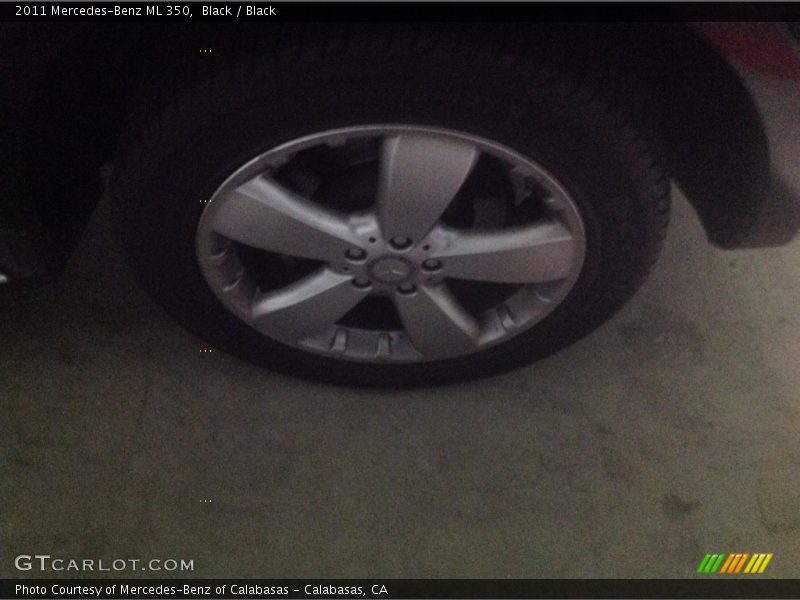 Black / Black 2011 Mercedes-Benz ML 350