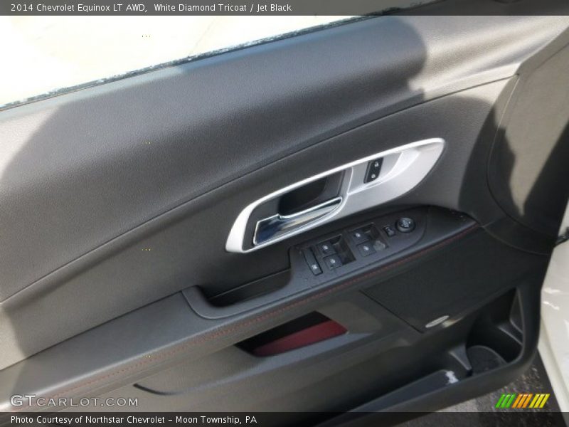 White Diamond Tricoat / Jet Black 2014 Chevrolet Equinox LT AWD