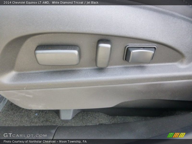 White Diamond Tricoat / Jet Black 2014 Chevrolet Equinox LT AWD