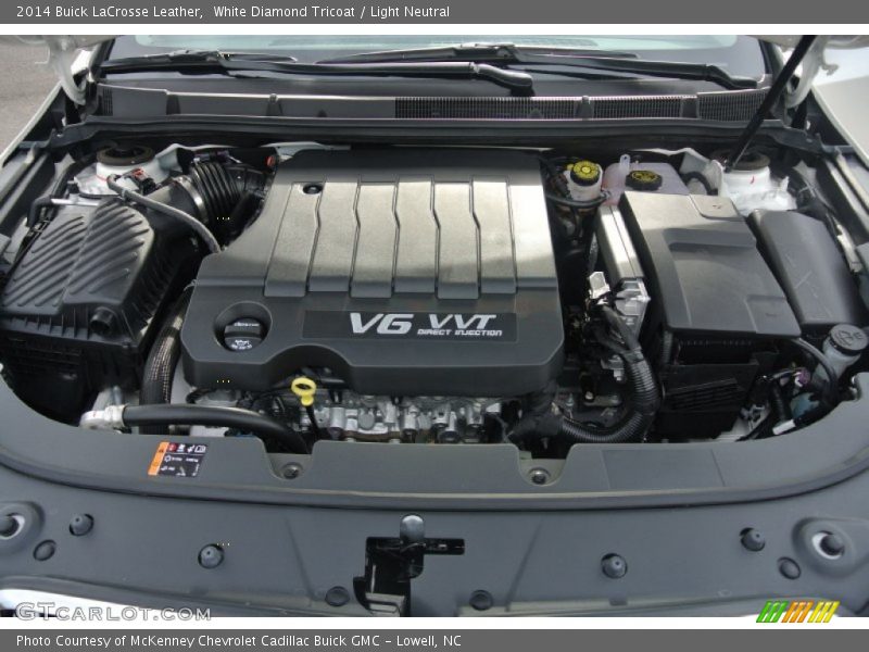 White Diamond Tricoat / Light Neutral 2014 Buick LaCrosse Leather