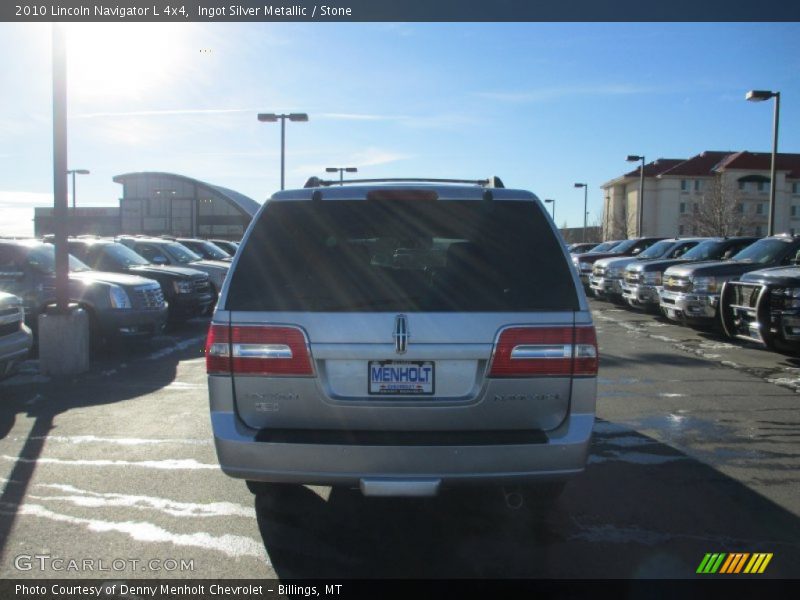 Ingot Silver Metallic / Stone 2010 Lincoln Navigator L 4x4