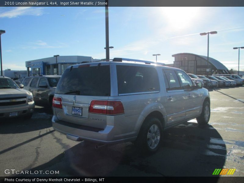 Ingot Silver Metallic / Stone 2010 Lincoln Navigator L 4x4