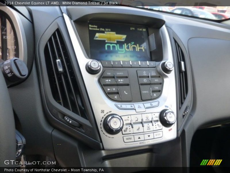 White Diamond Tricoat / Jet Black 2014 Chevrolet Equinox LT AWD