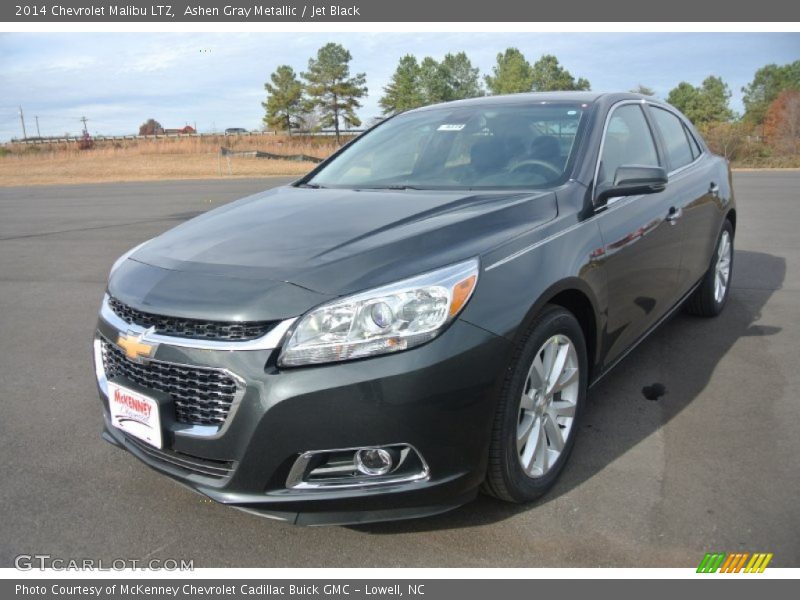 Ashen Gray Metallic / Jet Black 2014 Chevrolet Malibu LTZ