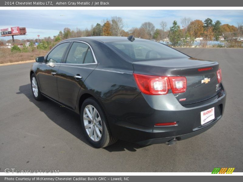 Ashen Gray Metallic / Jet Black 2014 Chevrolet Malibu LTZ