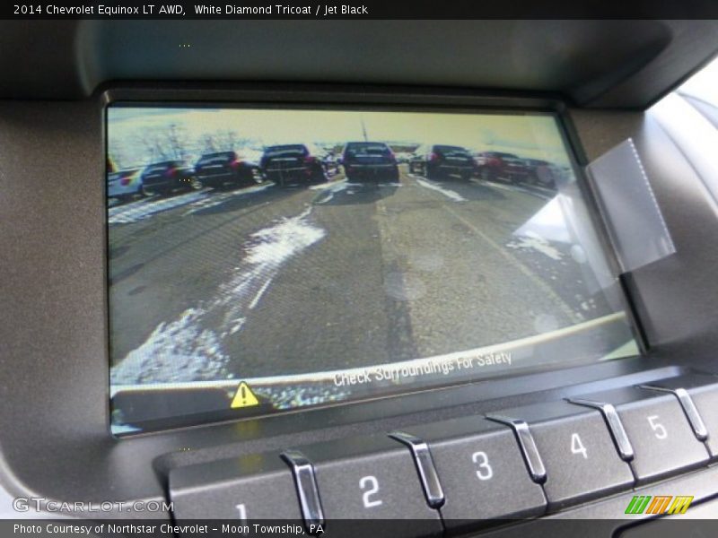 White Diamond Tricoat / Jet Black 2014 Chevrolet Equinox LT AWD