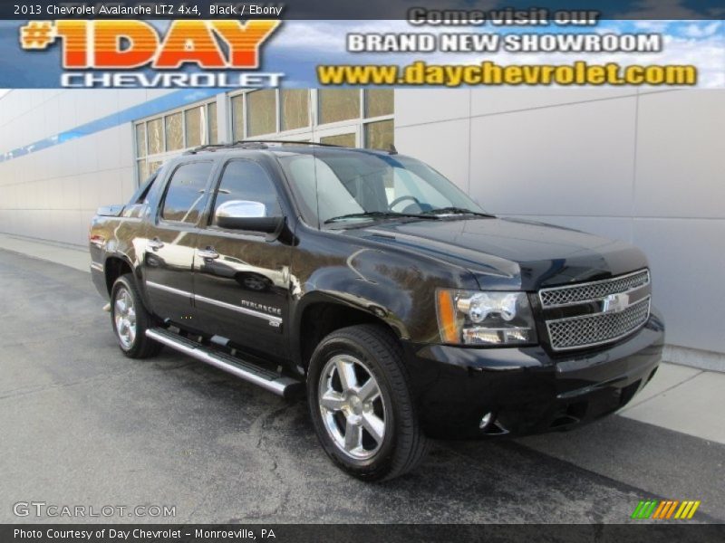 Black / Ebony 2013 Chevrolet Avalanche LTZ 4x4