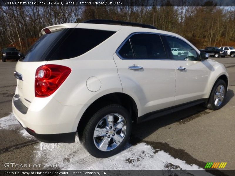White Diamond Tricoat / Jet Black 2014 Chevrolet Equinox LTZ AWD