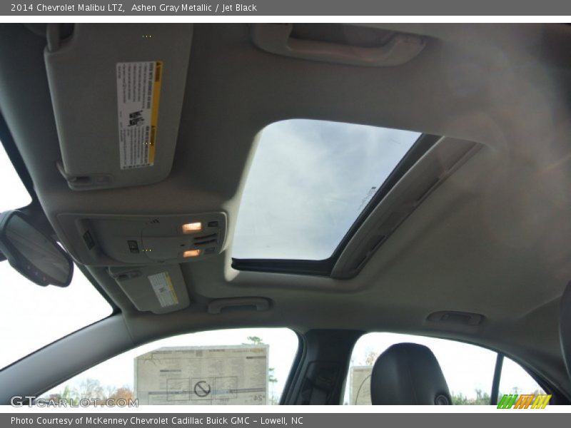 Ashen Gray Metallic / Jet Black 2014 Chevrolet Malibu LTZ