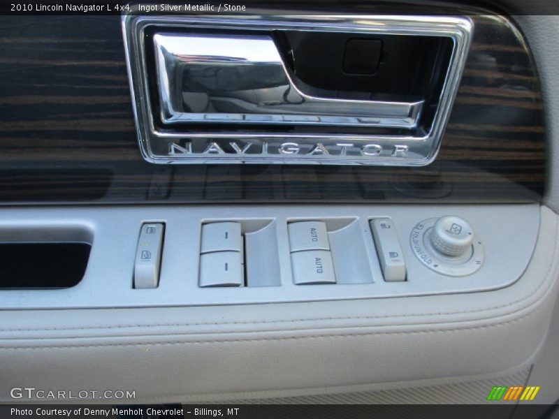 Ingot Silver Metallic / Stone 2010 Lincoln Navigator L 4x4