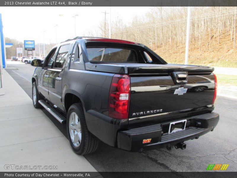 Black / Ebony 2013 Chevrolet Avalanche LTZ 4x4