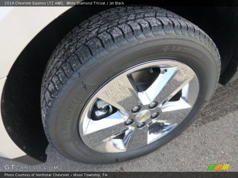 White Diamond Tricoat / Jet Black 2014 Chevrolet Equinox LTZ AWD