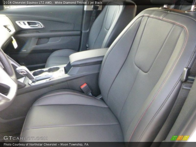 White Diamond Tricoat / Jet Black 2014 Chevrolet Equinox LTZ AWD
