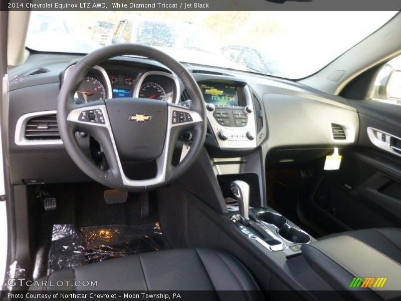 White Diamond Tricoat / Jet Black 2014 Chevrolet Equinox LTZ AWD