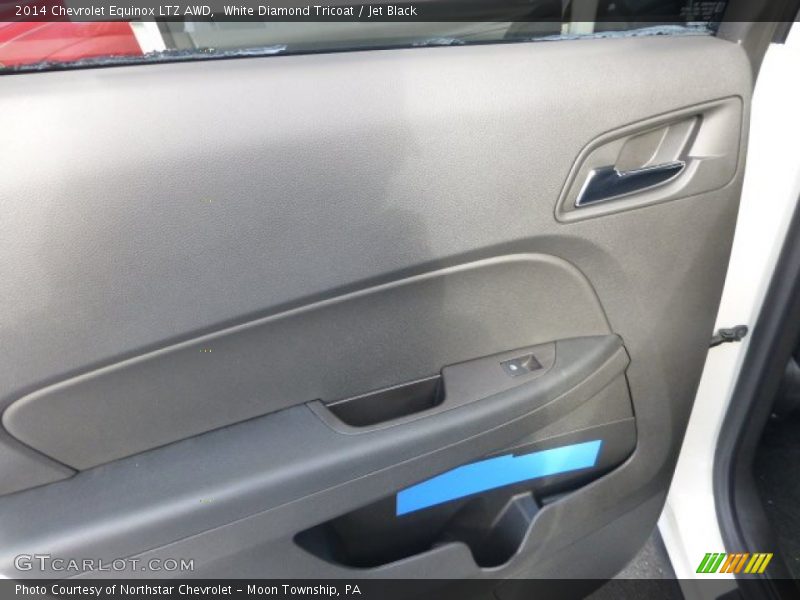 White Diamond Tricoat / Jet Black 2014 Chevrolet Equinox LTZ AWD